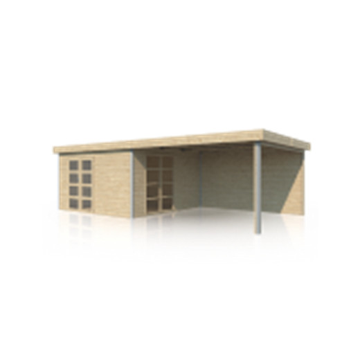 Woodlands Marron Bois massif 30m²