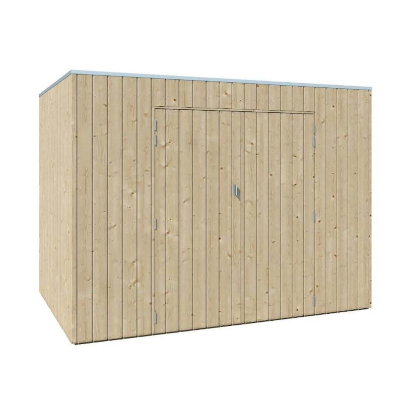 Woodlands Marron Bois massif 5.9m²