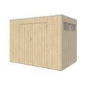 Woodlands Marron Bois massif 5.9m²