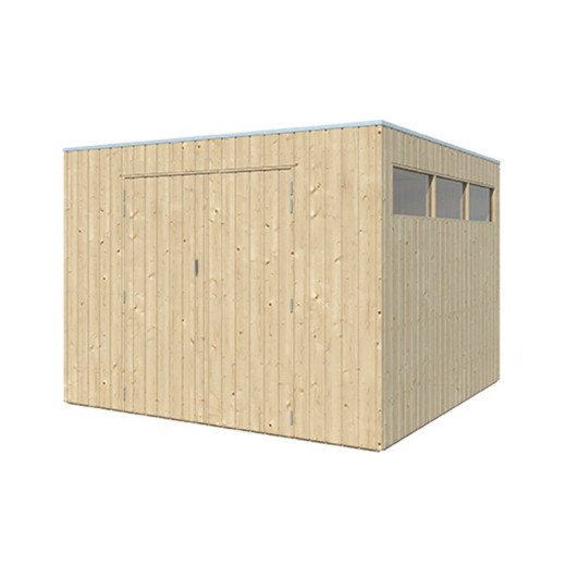 Woodlands Marron Bois massif 8.88m²