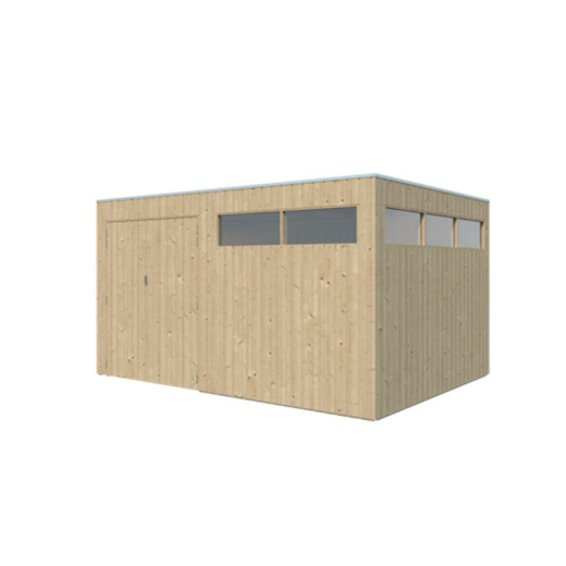 Woodlands Marron Bois massif 11.9m²