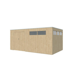 Woodlands Marron Bois massif 14.90m²