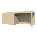 Woodlands Marron Bois massif 11.9m²