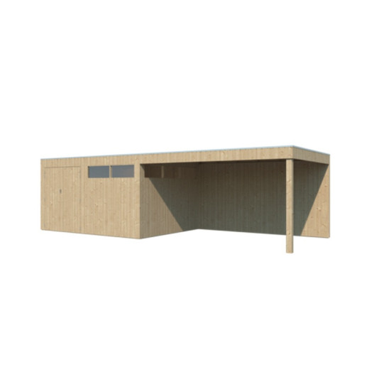 Woodlands Marron Bois massif 23.9m²