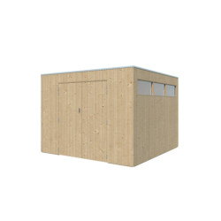 Woodlands Marron Bois massif 8.88m²