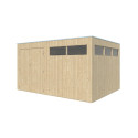 Woodlands Marron Bois massif 11.9m²