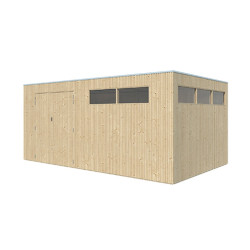 Woodlands Marron Bois massif 14.90m²