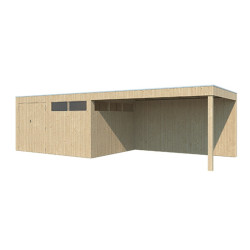 Woodlands Marron Bois massif 23.9m²