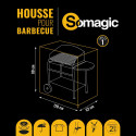 Housse de Protection Barbecue 120x62x80cm - Somagic