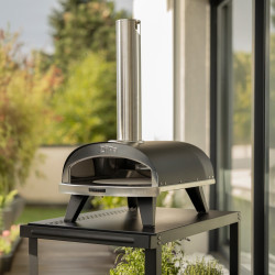 Four à pizza pellets Piana Evo Charbon - Ziipa