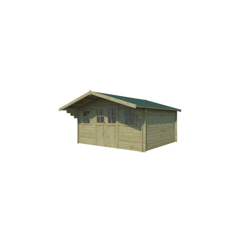 Gardenas Marron Bois massif 16m²