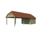 Woodlands Marron Bois massif 32.3m²