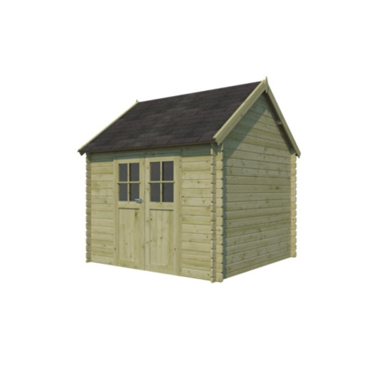 Woodlands Marron Bois massif 8.7m²
