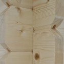 Woodlands Marron Bois massif 8.7m²