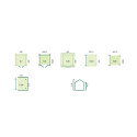 Woodlands Marron Bois massif 19.5m²