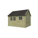 Woodlands Marron Bois massif 11.36m²