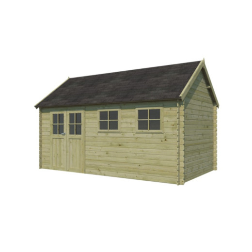 Woodlands Marron Bois massif 14.90m²