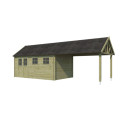 Woodlands Marron Bois massif 25.7m²