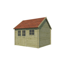 Woodlands Marron Bois massif 11.36m²