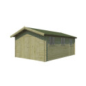 Woodlands Marron Bois massif 21.8m²