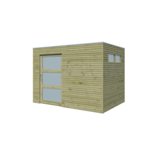 Woodlands Marron Bois massif 6.3m²