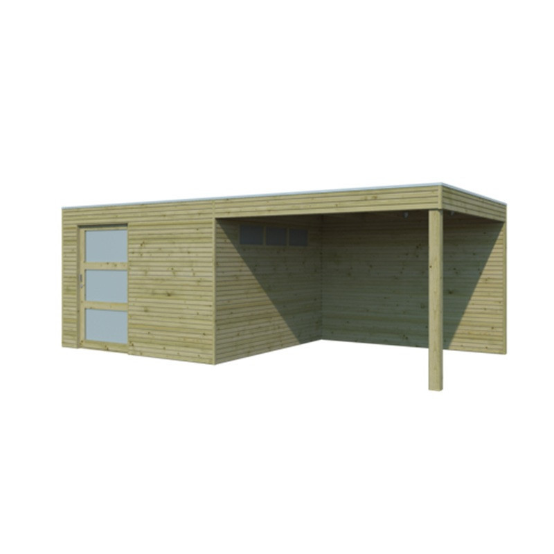 Woodlands Marron Bois massif 17.8m²