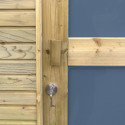 Woodlands Marron Bois massif 17.8m²