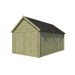 Woodlands Marron Bois massif 17.1m²