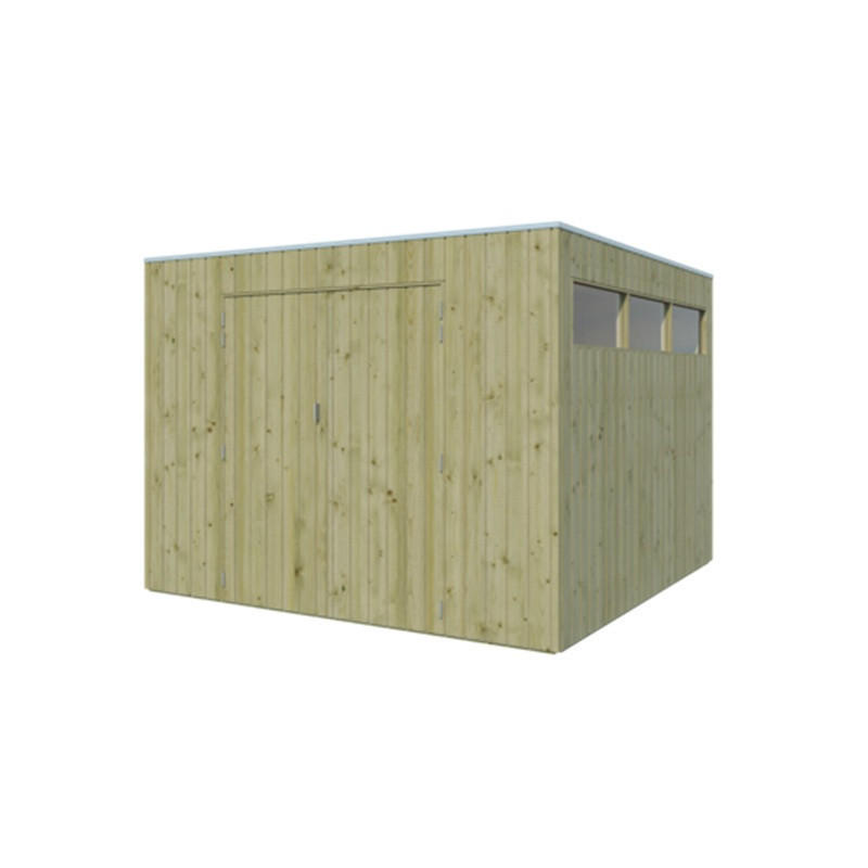 Woodlands Marron Bois massif 8.88m²