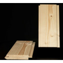 Woodlands Marron Bois massif 8.88m²