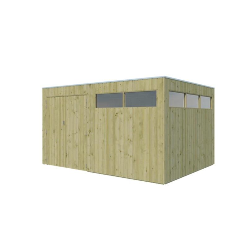 Woodlands Marron Bois massif 11.9m²