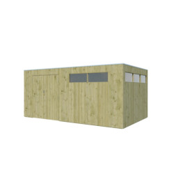 Woodlands Marron Bois massif 14.90m²