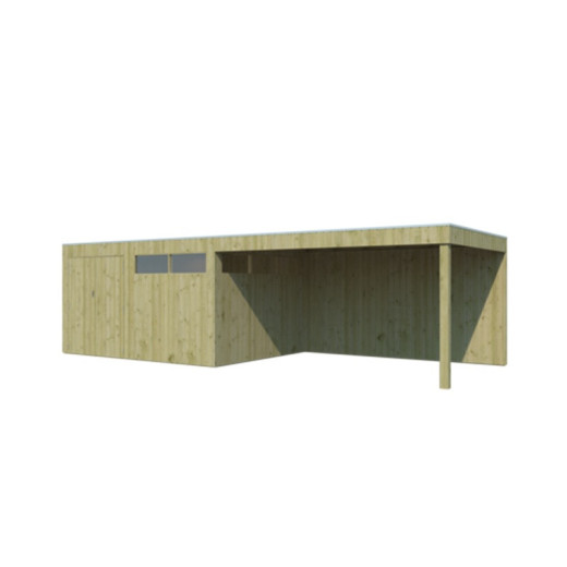 Woodlands Marron Bois massif 23.9m²