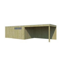 Woodlands Marron Bois massif 26.9m²