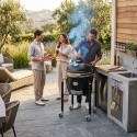 Kamado JUNIOR Pro 2.0 Noir + Chariot - Monolith BBQ