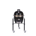 Kamado JUNIOR Pro 2.0 Noir + Chariot - Monolith BBQ