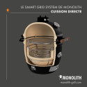 Kamado TWO.55 Noir + Chariot - Monolith BBQ