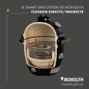 Kamado TWO.55 Noir + Chariot - Monolith BBQ