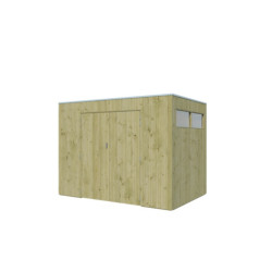 Woodlands Marron Bois massif 5.9m²