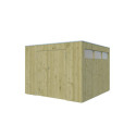 Woodlands Marron Bois massif 8.88m²