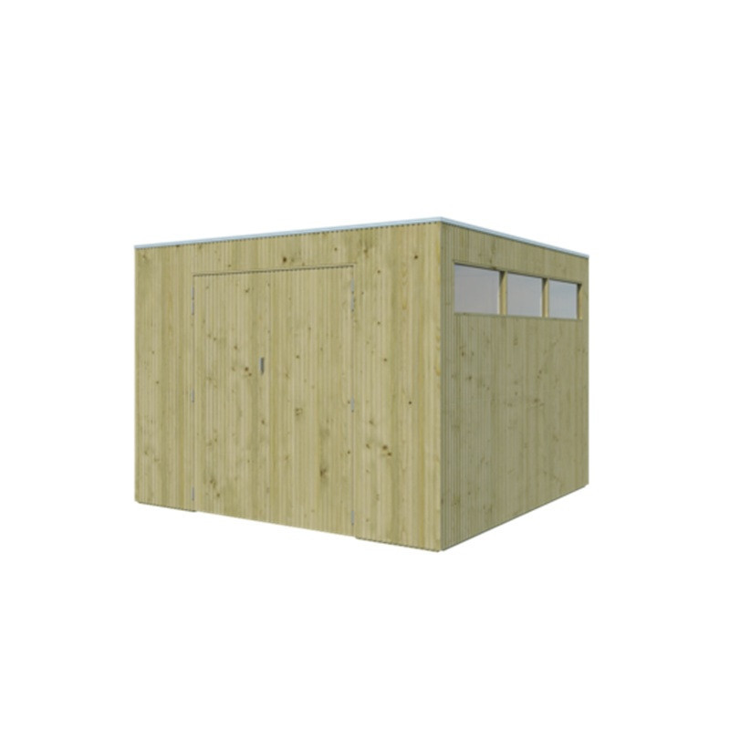 Woodlands Marron Bois massif 8.88m²