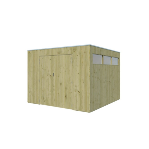 Woodlands Marron Bois massif 8.88m²