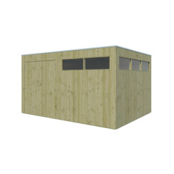 Woodlands Marron Bois massif 11.9m²