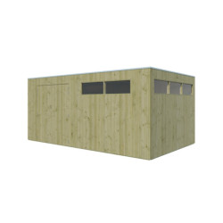 Woodlands Marron Bois massif 14.90m²