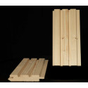 Woodlands Marron Bois massif 11.9m²