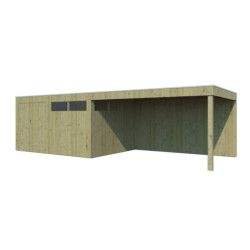 Woodlands Marron Bois massif 23.9m²