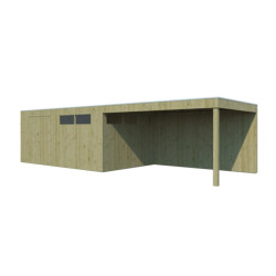 Woodlands Marron Bois massif 26.9m²
