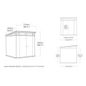 Keter Gris Polypropylène 4.7m²