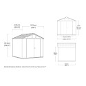 Keter Gris Polypropylène 5.8m²