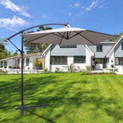 Chalet et Jardin Gris